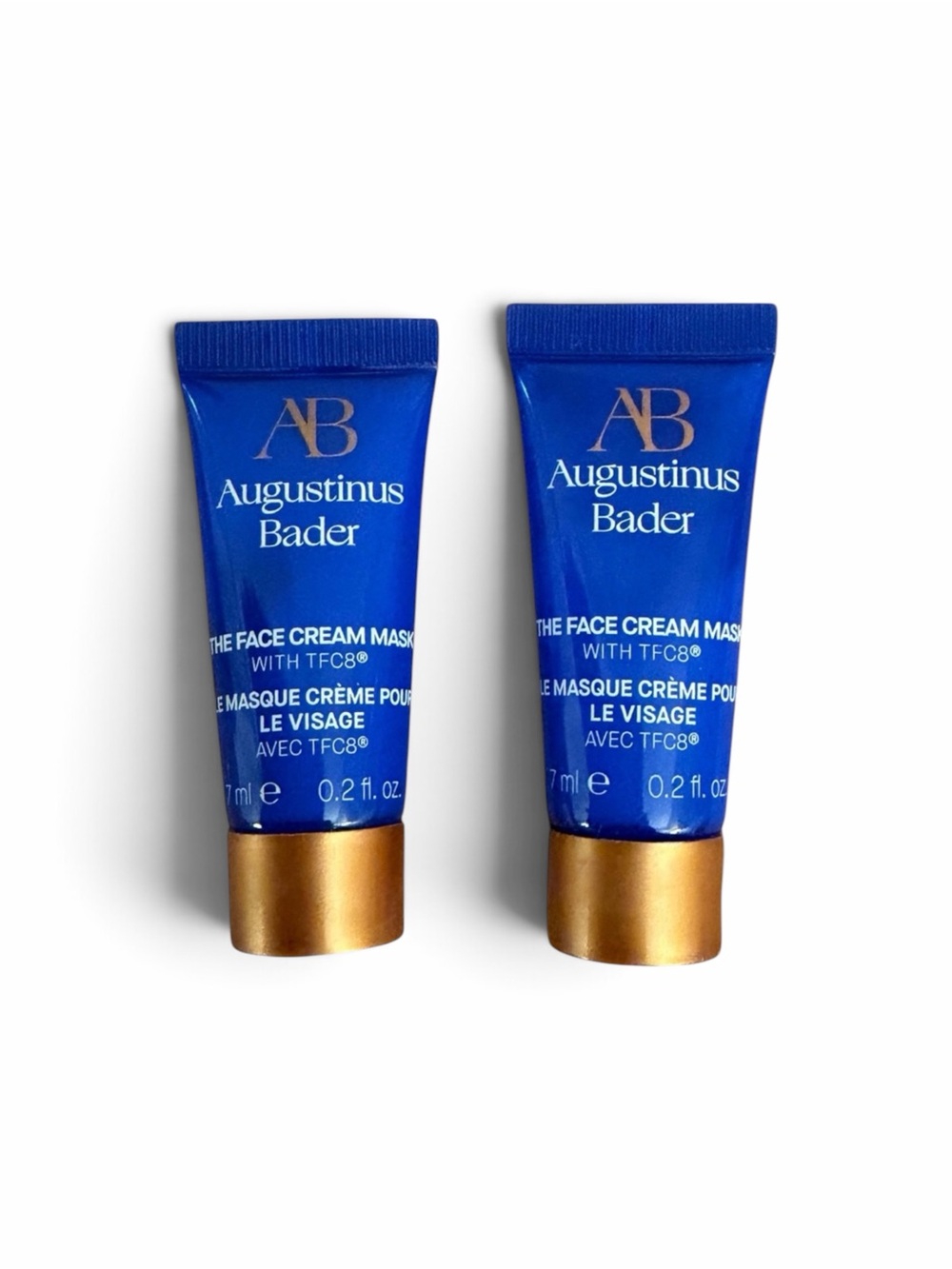 AUGUSTINUS BADER The Face Cream Mask with TFC8 7ml .2oz. X2 NEW